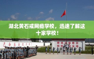 湖北黄石戒网瘾学校，迅速了解这十家学校！