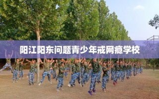 阳江阳东问题青少年戒网瘾学校