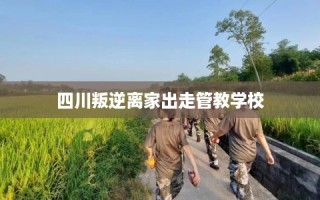 四川叛逆离家出走管教学校