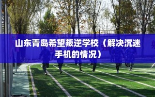 山东青岛希望叛逆学校（解决沉迷手机的情况）