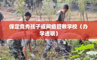 保定竞秀孩子戒网瘾管教学校（办学透明）