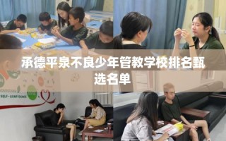 承德平泉不良少年管教学校排名甄选名单