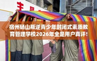 宿州砀山叛逆青少年封闭式素质教育管理学校2026年全是用户真评!
