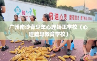 广州南沙青少年心理矫正学校（心理疏导教育学校）