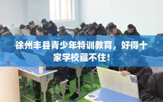 徐州丰县青少年特训教育，好得十家学校藏不住！