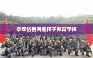 泰安岱岳问题孩子教育学校