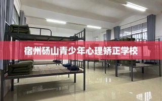 宿州砀山青少年心理矫正学校