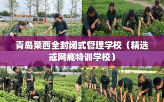 青岛莱西全封闭式管理学校（精选戒网瘾特训学校）