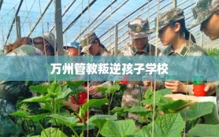 万州管教叛逆孩子学校