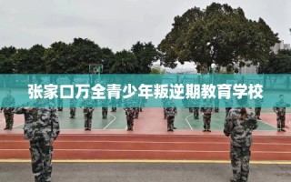 张家口万全青少年叛逆期教育学校