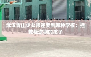 武汉青山少女叛逆要到哪种学校：拯救叛逆期的孩子