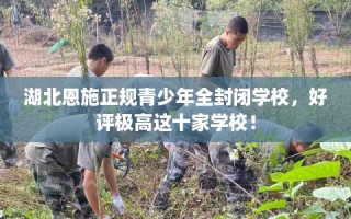 湖北恩施正规青少年全封闭学校，好评极高这十家学校！
