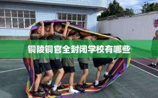 铜陵铜官全封闭学校有哪些