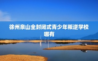 徐州泉山全封闭式青少年叛逆学校哪有