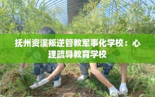 抚州资溪叛逆管教军事化学校：心理疏导教育学校