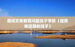 廊坊文安教育问题孩子学校（拯救叛逆期的孩子）