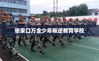 张家口万全少年叛逆教育学校