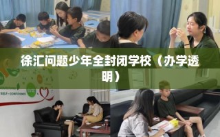 徐汇问题少年全封闭学校（办学透明）