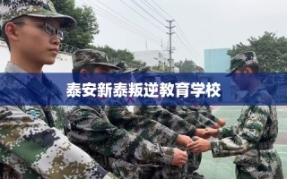 泰安新泰叛逆教育学校