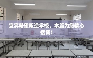 宜宾希望叛逆学校，本篇为您精心搜集！