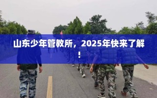 山东少年管教所，2025年快来了解!