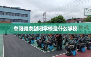 阜阳颍泉封闭学校是什么学校
