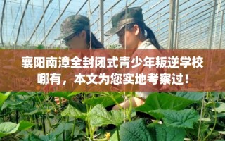 襄阳南漳全封闭式青少年叛逆学校哪有，本文为您实地考察过！