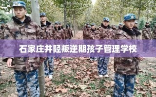 石家庄井陉叛逆期孩子管理学校