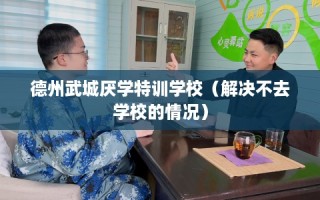 德州武城厌学特训学校（解决不去学校的情况）