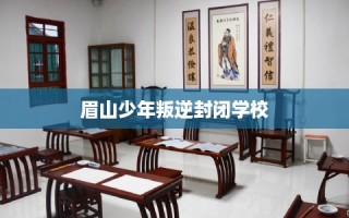 眉山少年叛逆封闭学校