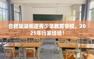 合肥巢湖叛逆青少年教育学校，2025年行家经验！