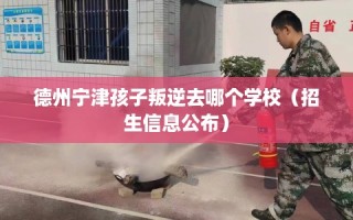 德州宁津孩子叛逆去哪个学校（招生信息公布）