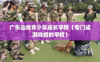 广东汕尾青少年成长学校（专门戒游戏瘾的学校）