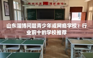 山东淄博问题青少年戒网瘾学校：行业前十的学校推荐