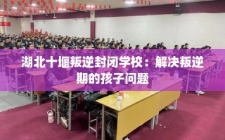 湖北十堰叛逆封闭学校：解决叛逆期的孩子问题