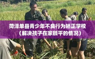 菏泽单县青少年不良行为矫正学校（解决孩子在家躺平的情况）
