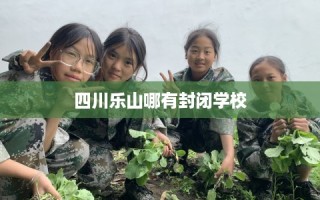 四川乐山哪有封闭学校