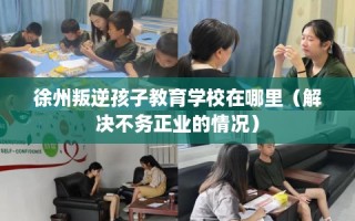 徐州叛逆孩子教育学校在哪里（解决不务正业的情况）