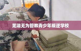 芜湖无为管教青少年叛逆学校