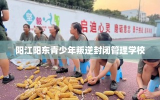 阳江阳东青少年叛逆封闭管理学校