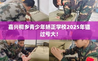 嘉兴桐乡青少年矫正学校2025年错过亏大！