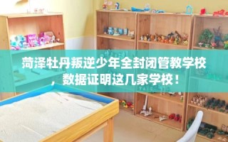 菏泽牡丹叛逆少年全封闭管教学校，数据证明这几家学校！