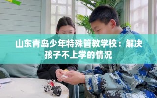 山东青岛少年特殊管教学校：解决孩子不上学的情况