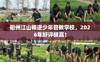衢州江山叛逆少年管教学校，2026年好评极高！