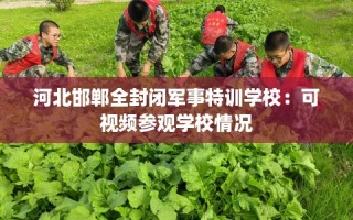 河北邯郸全封闭军事特训学校：可视频参观学校情况