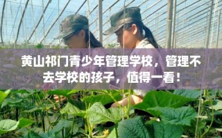 黄山祁门青少年管理学校，管理不去学校的孩子，值得一看！