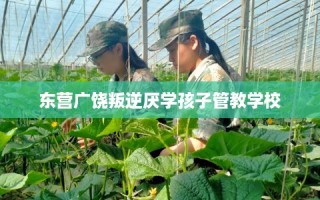 东营广饶叛逆厌学孩子管教学校