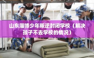 山东淄博少年叛逆封闭学校（解决孩子不去学校的情况）