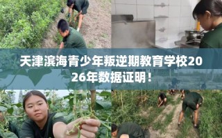 天津滨海青少年叛逆期教育学校2026年数据证明！