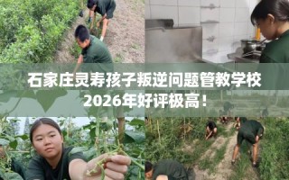 石家庄灵寿孩子叛逆问题管教学校2026年好评极高！